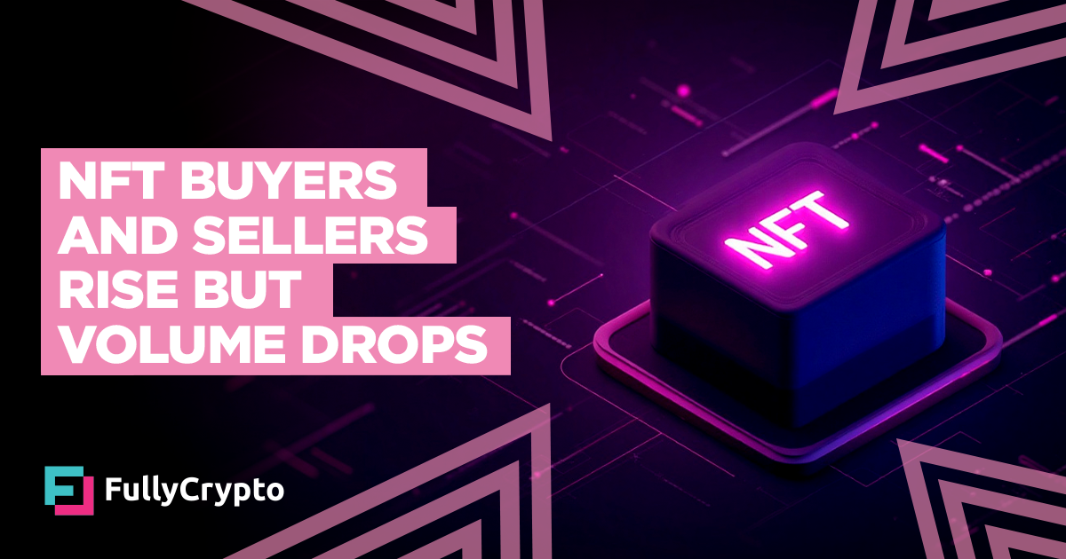 NFT Buyers and Sellers Rise but Volume Drops
