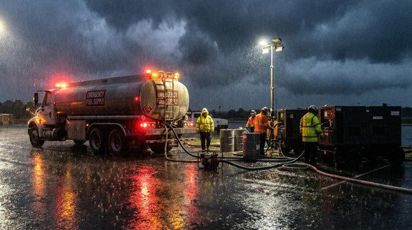 Fuel tank emergency refills